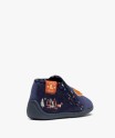 Chaussons bébé garçon doux à zip - Lulu Castagnette